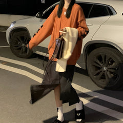 Photo: Women's Cotton Crew Neck Jumper with Tie Detail | Seoden London — view 3