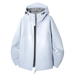 Photo: Buxton Soft-Shell Hooded Rain Jacket | Seoden London — view 1