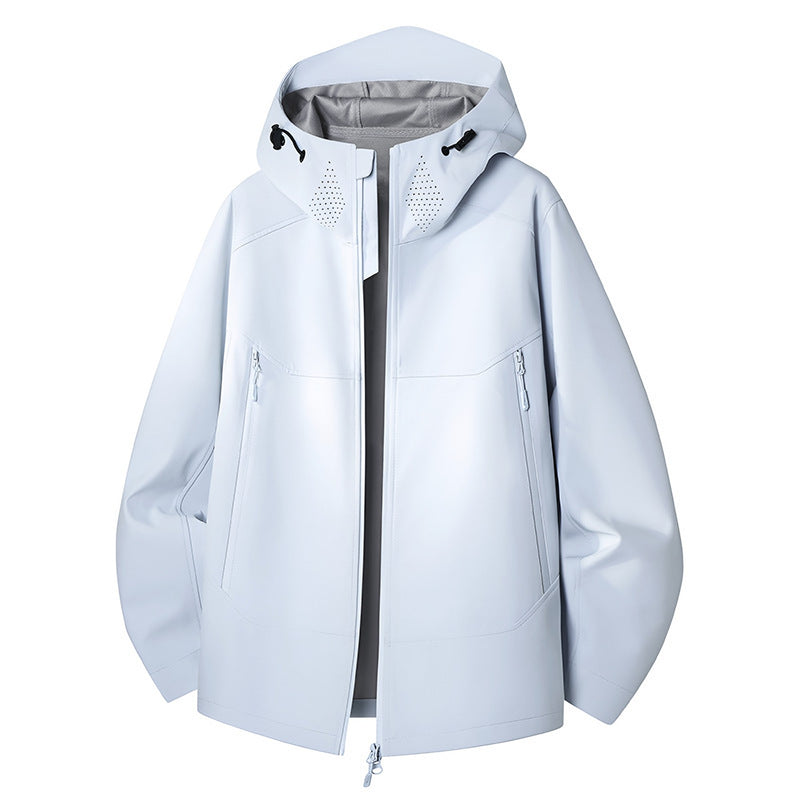 Photo: Buxton Soft-Shell Hooded Rain Jacket | Seoden London