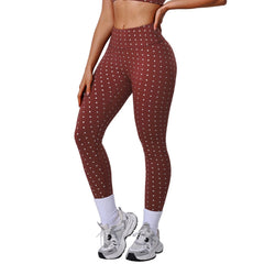 Photo: Stellina Textured Dot High-Waist Leggings | Seoden London — view 3