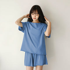 Photo: Women's Pure Cotton Lounge Pyjama Set | Seoden London — view 6