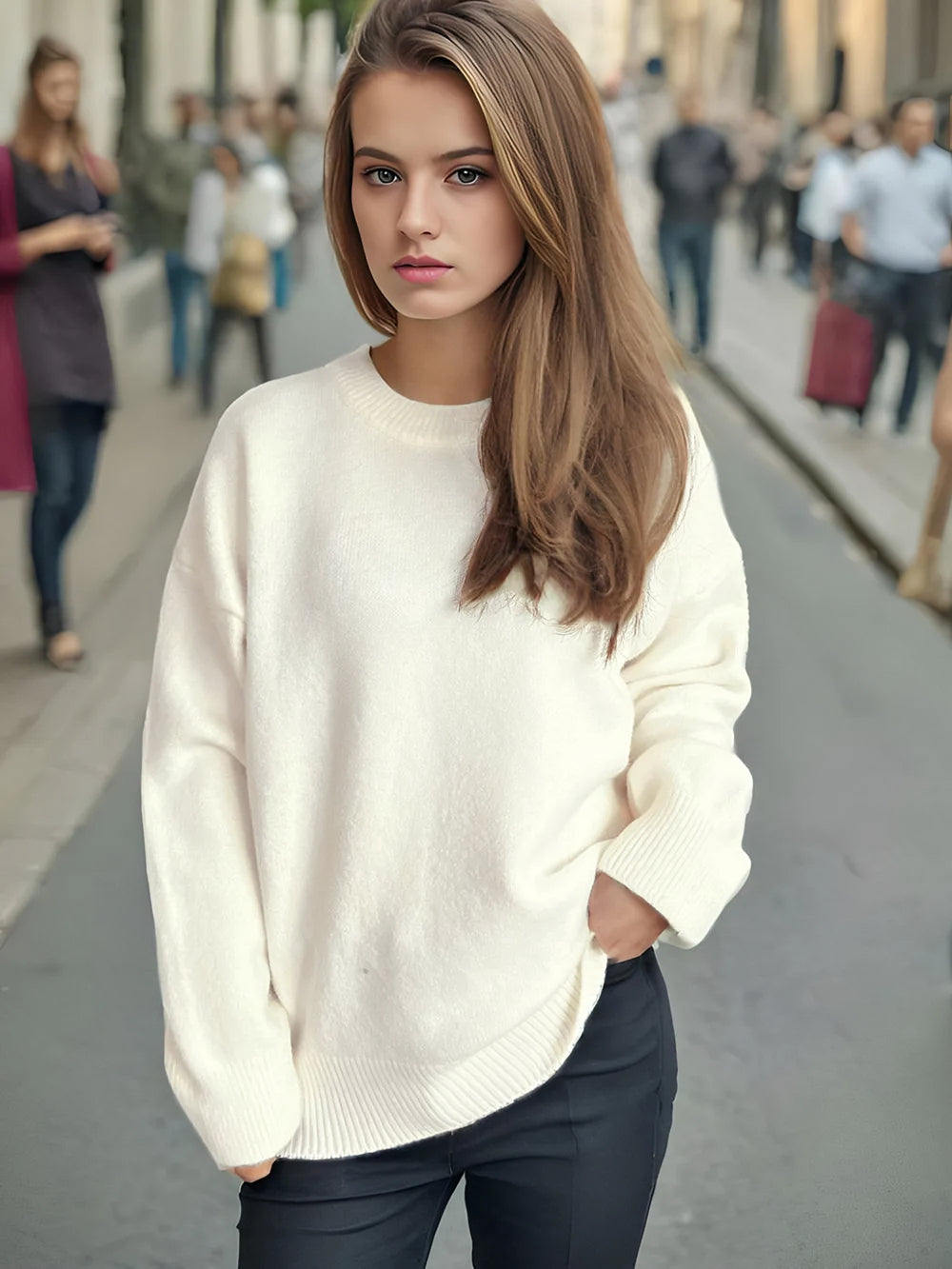 Photo: Copenhagen Relaxed Chunky Knit Jumper | Seoden London