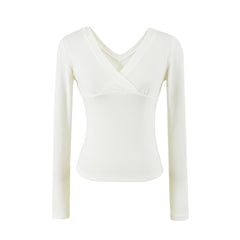Photo: Everyday Cross V-Neck Stretch Top | Seoden London — view 6