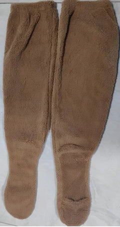 Photo: Fuzzy Over-the-Knee Bed Socks | Seoden London — view 7