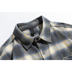 Photo: Men's Cotton Flannel Check Overshirt | Seoden London — view 2