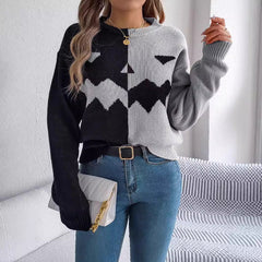 Photo: Sleepy Hollow Pumpkin Face Knit Jumper | Seoden London — view 5