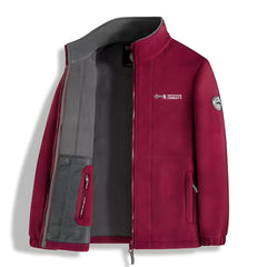 Photo: Men's Sherpa Lined Fleece Jacket | Seoden London — view 7