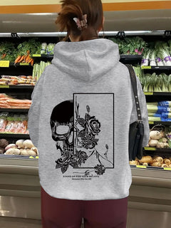 Photo: Memento Skull Floral Hoodie | Seoden London — view 11