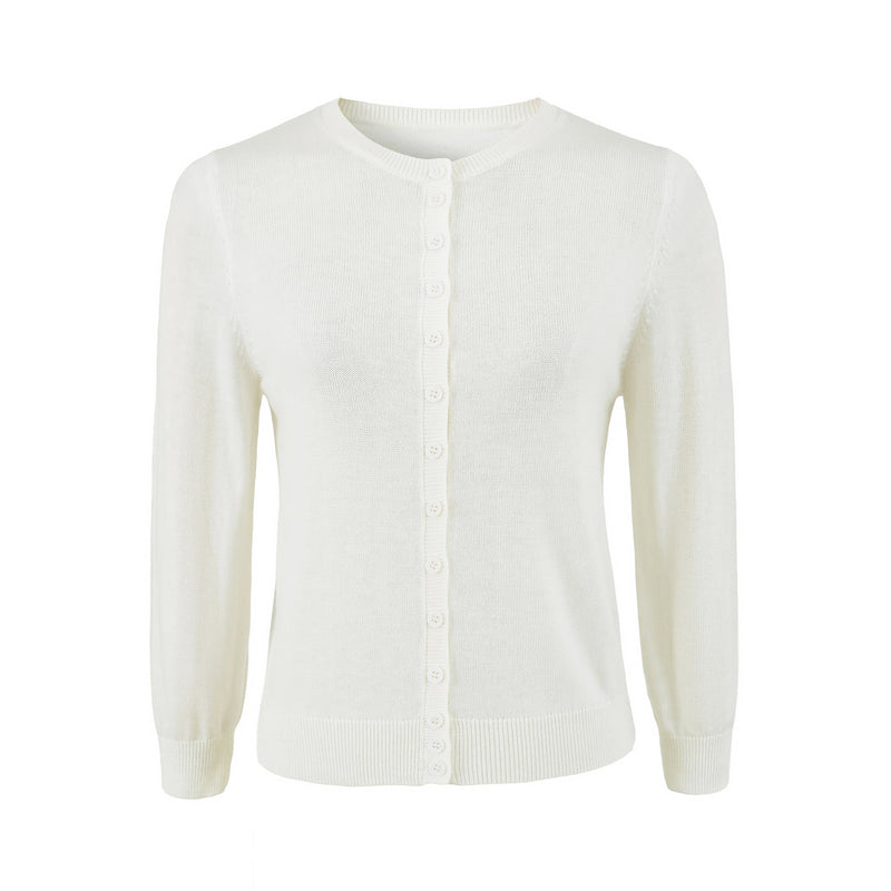 Photo: Oxford Cropped Ribbed Cardigan | Seoden London