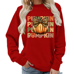 Photo: Pumpkin Spice Leopard Bow Sweatshirt | Seoden London — view 9