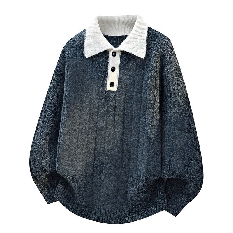 Photo: Marlow Cable Knit Polo Sweater | Seoden London