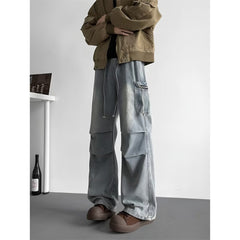 Photo: Men's Wide Leg Cargo Jeans | Seoden London — view 7