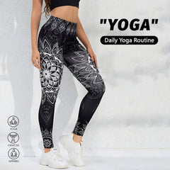 Photo: Sakura Mandala-Print Leggings | Seoden London — view 3