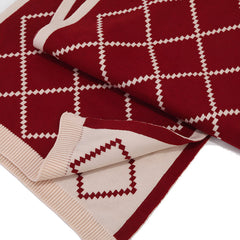 Photo: Nordic Diamond Knit Hat, Scarf and Gloves Set | Seoden London — view 2