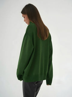 Photo: Women's Ribbed Roll Neck Jumper | Seoden London — view 29