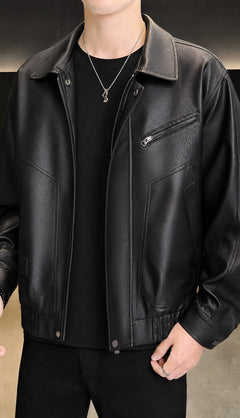 Photo: Napoli Leather-Look Biker Jacket | Seoden London — view 6