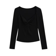 Photo: Marisol Twist-Front Long Sleeve Top | Seoden London — view 4