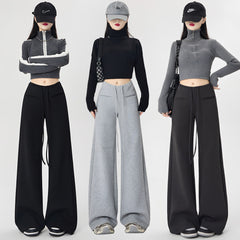 Photo: Sendai High-Waist Wide-Leg Sweatpants | Seoden London — view 2