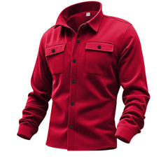 Photo: Montana Textured Button Overshirt | Seoden London — view 8