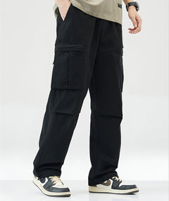 Photo: Cuffed Cotton Cargo Trousers | Seoden London — view 4