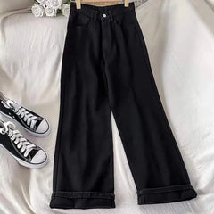 Photo: Women's Plus Size Wide Leg Jeans | Seoden London — view 7