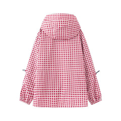 Photo: Glasgow Gingham Hooded Rain Jacket | Seoden London — view 3