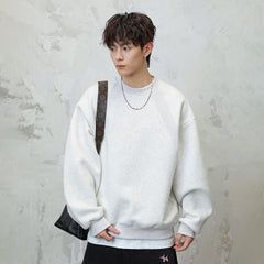 Photo: Men's Crew Neck Sweatshirt in Cotton Blend | Seoden London — view 3