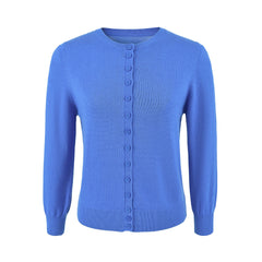 Photo: Oxford Cropped Ribbed Cardigan | Seoden London — view 1