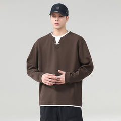 Photo: Fulham Layered Henley Top | Seoden London — view 3