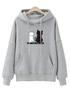 Photo: Kaori Cat-Print Hoodie | Seoden London — view 9