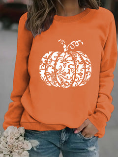 Photo: Lace Pumpkin Print Sweatshirt | Seoden London — view 10
