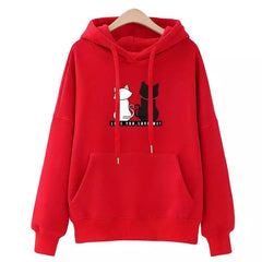 Photo: Kaori Cat-Print Hoodie | Seoden London — view 14