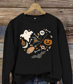 Photo: Halloween Heart Collage Sweatshirt | Seoden London — view 8