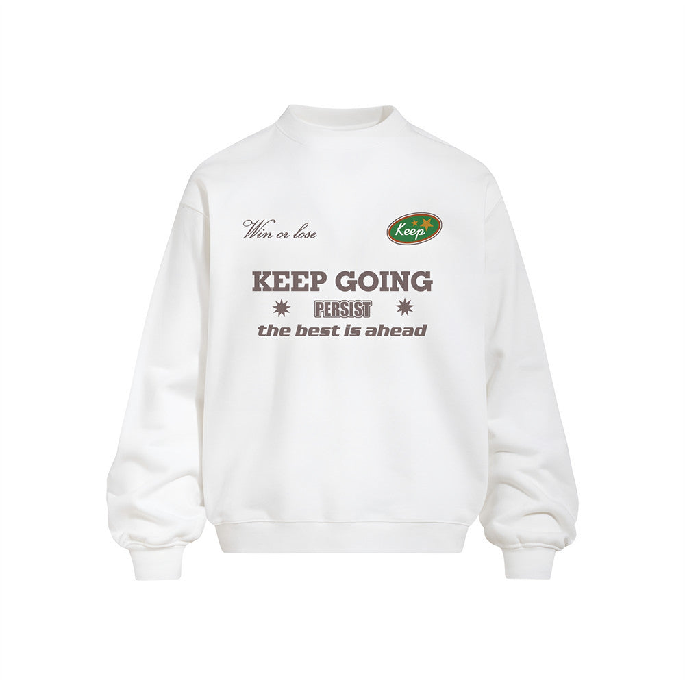 Photo: Men's Heavyweight Cotton Slogan Sweatshirt | Seoden London