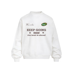 Photo: Men's Heavyweight Cotton Slogan Sweatshirt | Seoden London — view 5
