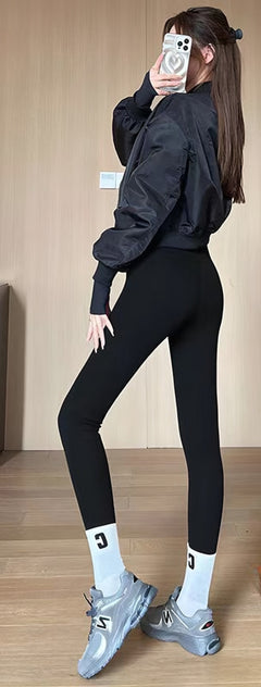 Photo: Nordic Fleece-Lined Thermal Leggings | Seoden London — view 12