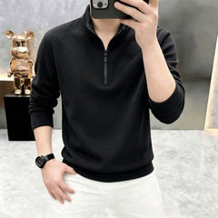 Photo: Men's Half Zip Polar Fleece Pullover | Seoden London — view 8