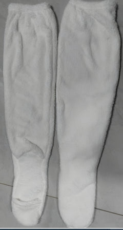 Photo: Fuzzy Over-the-Knee Bed Socks | Seoden London — view 8