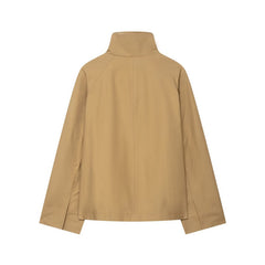 Photo: Pisa Funnel-Collar Cropped Jacket | Seoden London — view 2