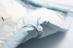 Photo: Oxford Check-Lined Hooded Puffer Jacket | Seoden London — view 10