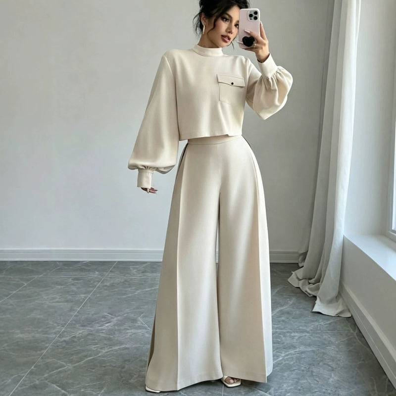 Photo: Positano Balloon-Sleeve Co-Ord Set | Seoden London