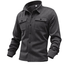 Photo: Montana Textured Button Overshirt | Seoden London — view 6