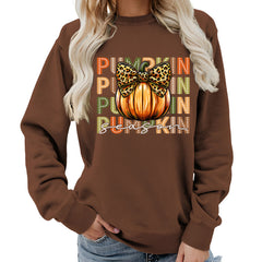 Photo: Pumpkin Spice Leopard Bow Sweatshirt | Seoden London — view 14