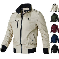 Photo: Aviator Cotton Stand-Collar Jacket | Seoden London — view 3