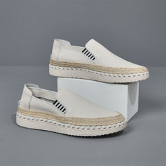 Photo: Men's Stitched Leather Moccasin Loafers | Seoden London — view 1