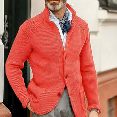 Photo: Venezia Stand-Collar Knit Cardigan | Seoden London — view 4