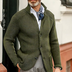 Photo: Venezia Stand-Collar Knit Cardigan | Seoden London — view 7