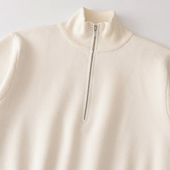 Photo: Cortona Half-Zip Stand-Collar Jumper | Seoden London — view 2