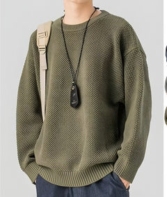 Photo: Hamburg Textured Crew-Neck Jumper | Seoden London — view 8