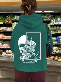 Photo: Memento Skull Floral Hoodie | Seoden London — view 12